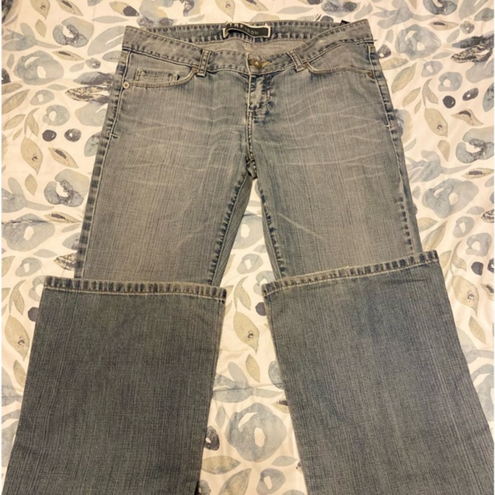 Zara TRF wide leg light Jeans 100 cotton size 8